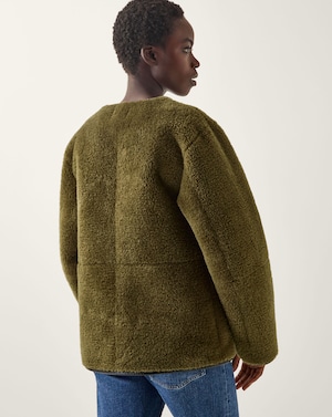 Monsoon Lara Faux Fur Teddy Jacket - Image 2