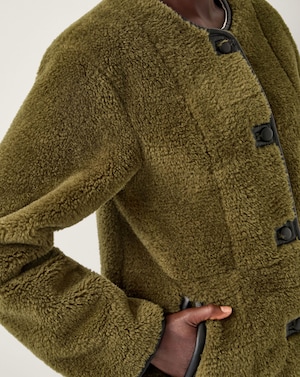 Monsoon Lara Faux Fur Teddy Jacket - Image 3