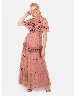 Maya Deluxe Embroidered Dress