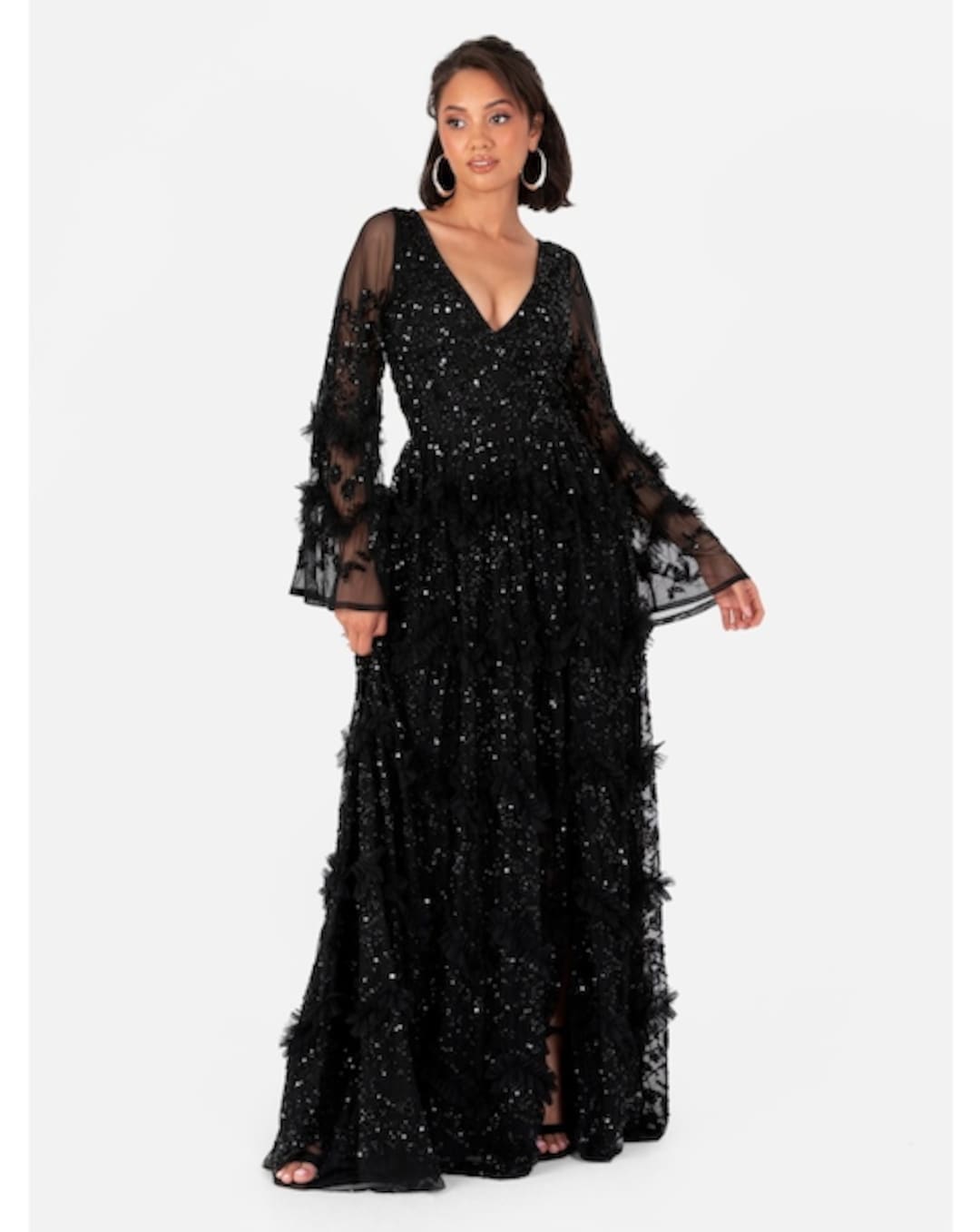 Black Long Sleeve Wedding Guest Dresses | Simply Be
