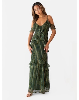 Anaya Metallic thread Dress