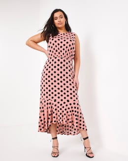 Joanna Hope Spot Column Maxi Dress