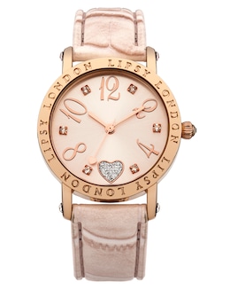 Ladies Lipsy Round Dial Strap Watch