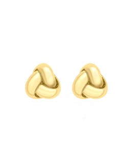 9ct Yellow Gold Knot Stud Earrings