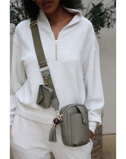 Luella Grey Elise Sage Camera Crossbody