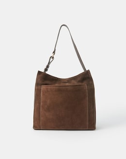 Accessorize Lrg Suede Pocket Shoulder
