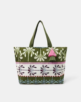Accessorize Hero Print Palm Beach Bag