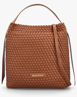 Valentino Bags Shantel Woven Tan Hobo Bag