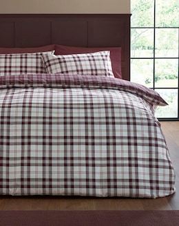 Catherine Lansfield Kelso Check Duvet Cover Set