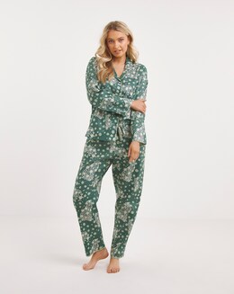 Cyberjammies Leopard Print Woven Pyjama Set