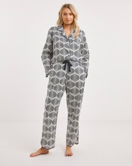 Cyberjammies Geo Print Woven Pyjama Set