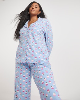 Boux Avenue Christmas Pudding Fleece Pyjamas in a Bag