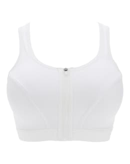 Pretty Secrets Zip Front Sports Bra B-H