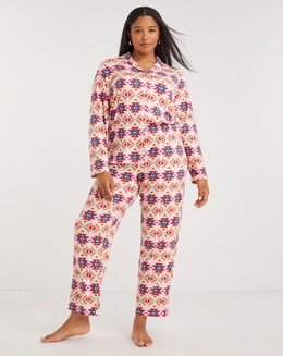 Supersoft Button Through Pyjama Set
