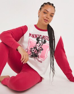 Minnie Mouse Varsity Cotton Lounge Set