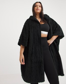 Pretty Secrets Zip Through Oversized Lounge Hoodie
