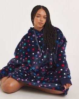 Pretty Secrets Fleece Oversized Hooded Dress
