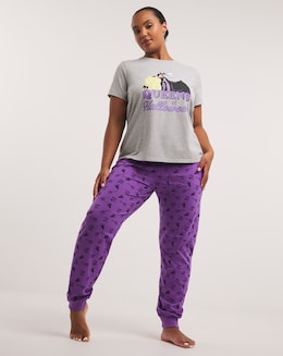 Queens of Halloween Cuffed Pyjama Set