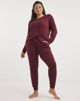 Figleaves Super Soft Ribbed Knit Lounge Set