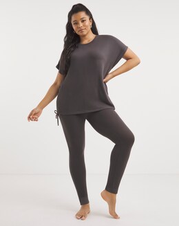 Figleaves Super Soft Knit Tie Side &amp; Legging Lounge Set