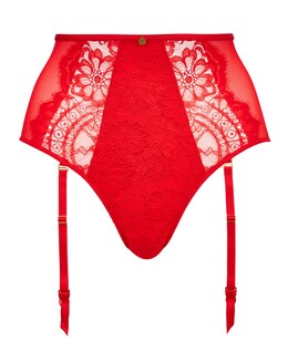 Figleaves Ava High Waist Suspender Brief