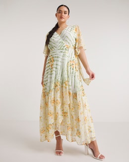 Hope &amp; Ivy Ayesha Floral Maxi Dress