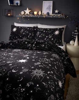 Moon & Stars Fleece Duvet Set