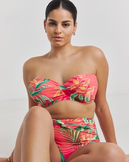 MAGISCULPT Twist Front Bandeau Underwired Bikini Top