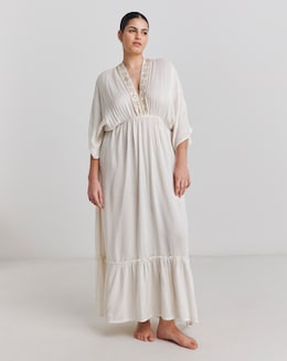 MAGISCULPT Lurex Maxi Beach Kaftan