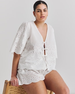 Simply Be Beach Broderie Co-Ord