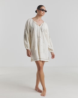 Figleaves Embroidered Beach Kaftan