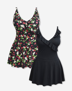 Value 2 Pack Ruffle Swimdresses - Image 3