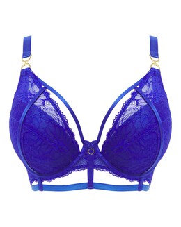 Figleaves Layla Lace &amp; Strapping Balcony Bra