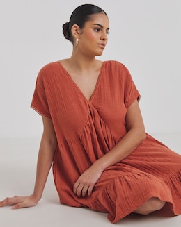Beach to Beach Cotton Mini Beach Dress
