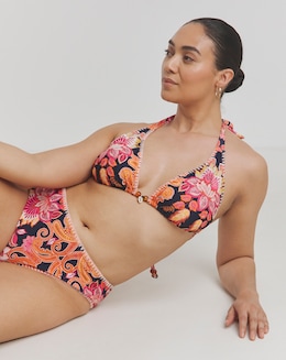 Figleaves Frida Embroidered Beaded Triangle Bikini Set