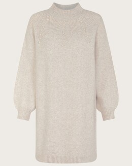 Monsoon Pearl Detail Dress