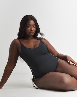 Contour Plunge Tummy Control Swimsuit