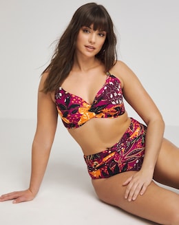 MAGISCULPT Twist Front Underwired Bikini Top