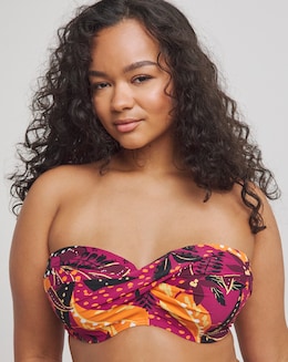 MAGISCULPT Twist Front Bandeau Underwired Bikini Top