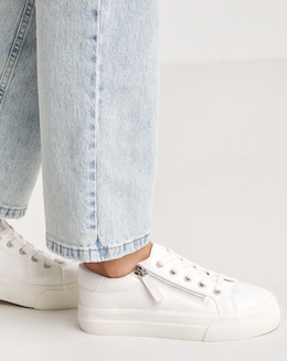 Kate Lace Up Zip Detail Chunky Trainers Extra Wide EEE Fit
