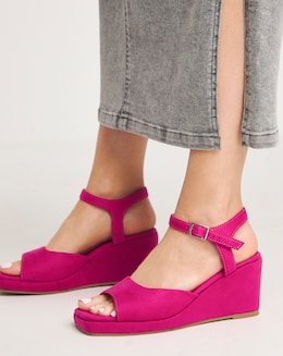 Lexi Barely There Wedge Sandals Extra Wide EEE Fit Simply Comfort