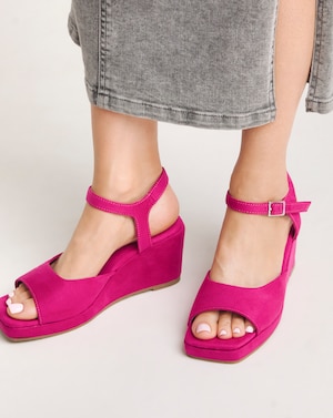 Barely There Wedge Sandal Ex Wide - Image 5