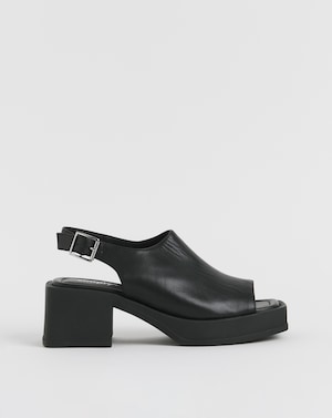 Slingback Block Heel Sandal Ex Wide - Image 3
