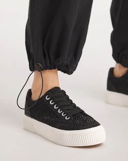 Chelsea Embellished Trainers Wide E Fit