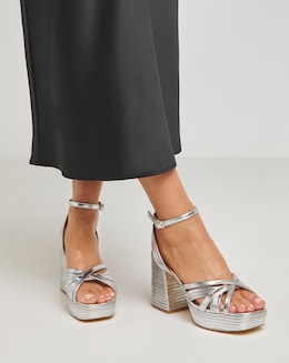 Patsy Feature Heel Sandals - Extra Wide Fit (EEE)