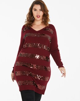 Sequin Stripe Tunic