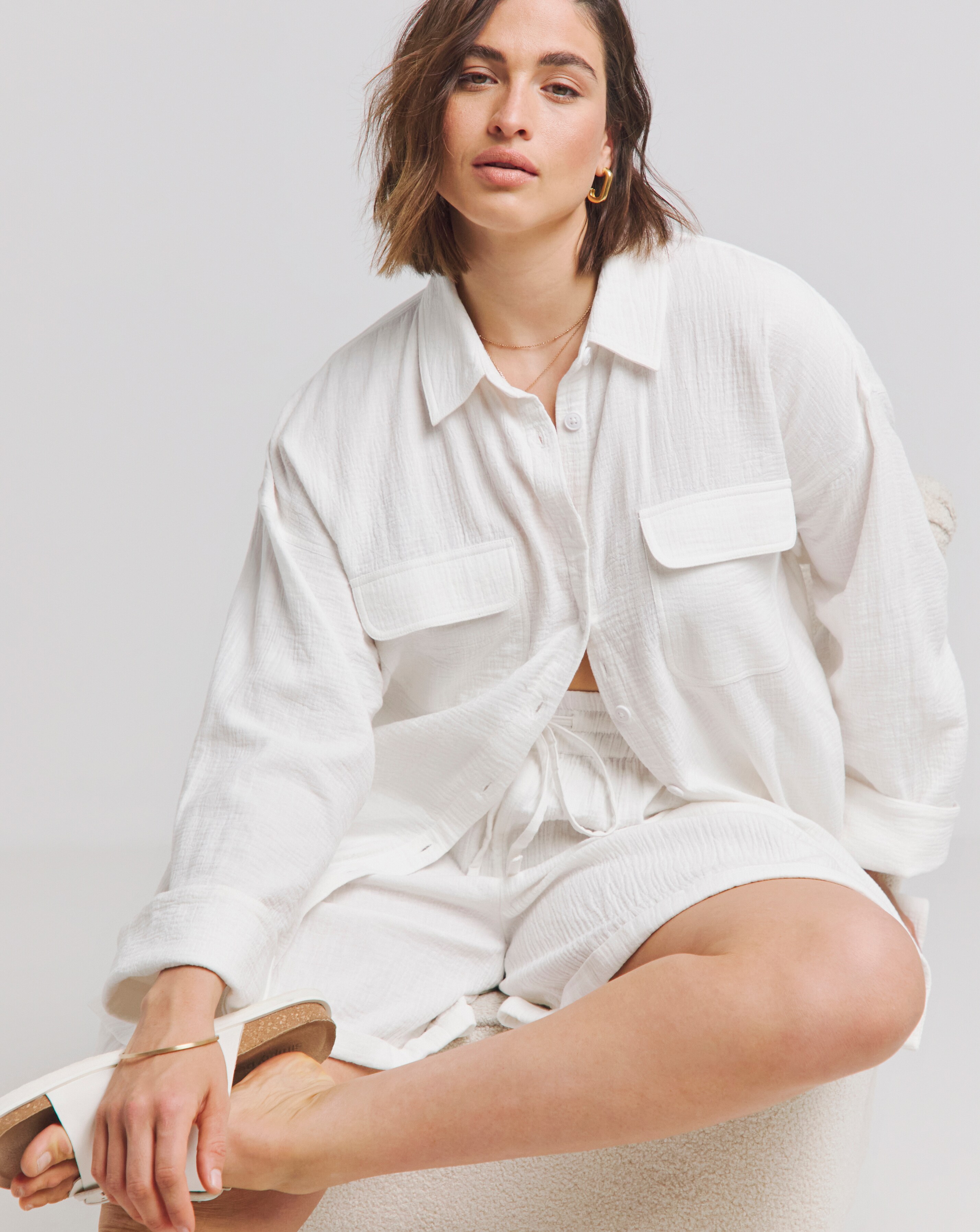 Women s Plus Size White Shirts in Sizes 10 32 Simply Be
