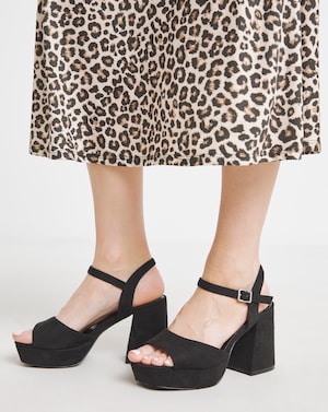 Platform Heels Ex Wide Fit - Image 3