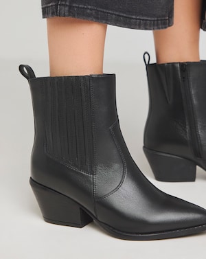 Pointed Chelsea Western Boots ExWide - Image 2