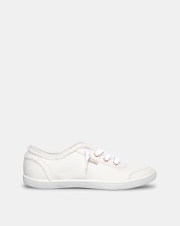 Skechers Bobs B Cute Canvas Lace Up Wide E Fit